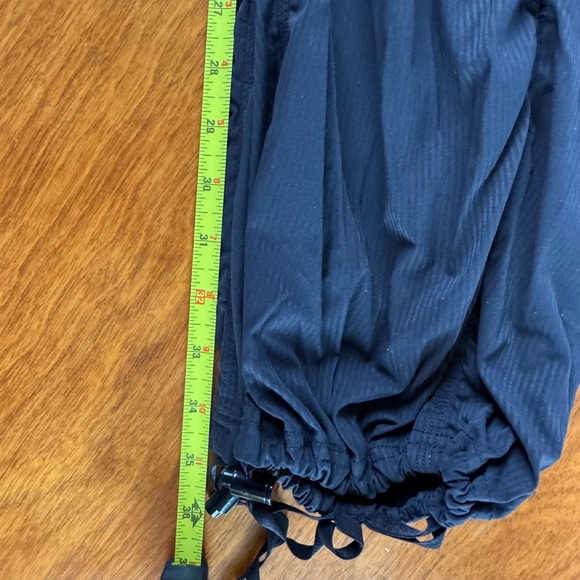 Black Lululemon Athletica Ruched Jogger Pants - Picture 10 of 11